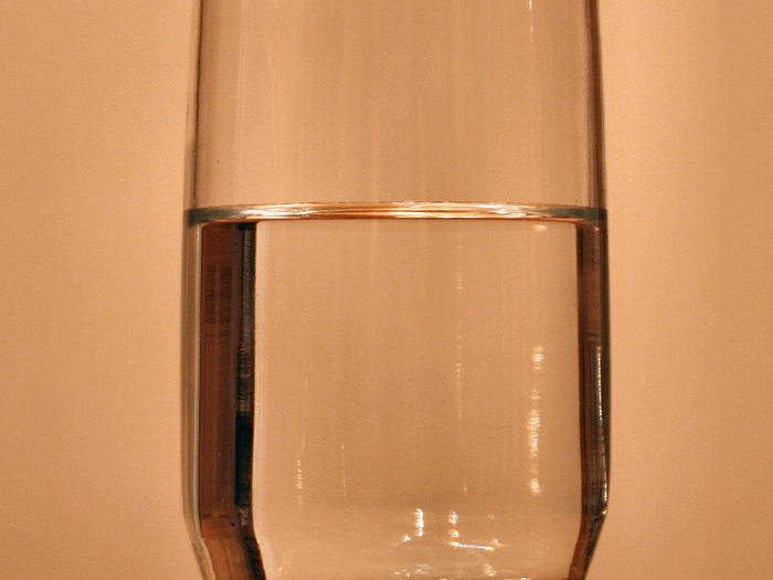 My glass is half empty