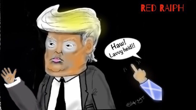 Donald trump vs Red Raiph and the winner is …