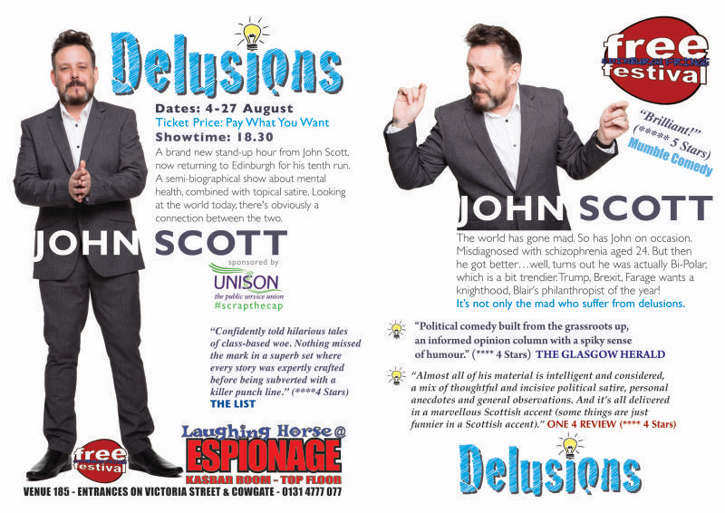 Delusions. How becoming a comedian got me the correct diagnosis for my mental health condition.