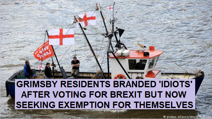 Gobsmacking hypocrisy as Brexit stronghold town seeks EXEMPTION for itself from Brexit
