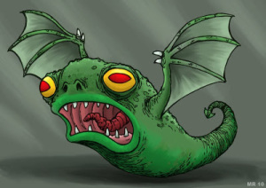 Llamhigyn y dwr and other monsters…