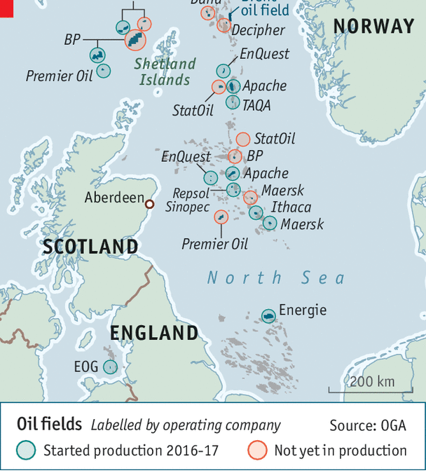 Survey of oil industry chiefs shows confidence in North Sea doubling in one year